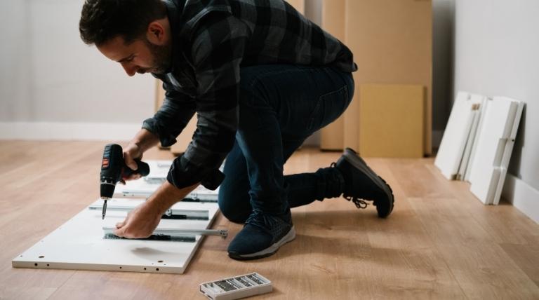 Arrange Large Furniture Pieces First